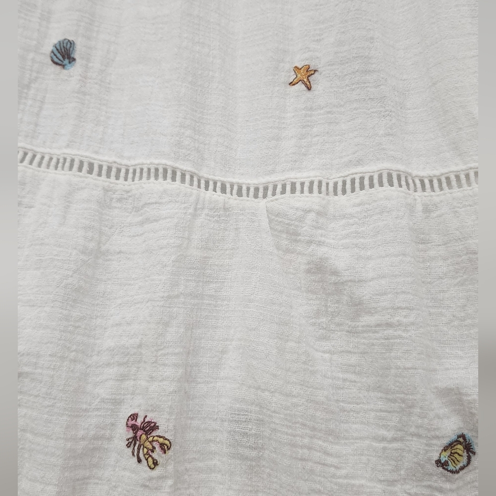 Maaji White Embellished Tiered Maxi Dress - Picture 3 of 11